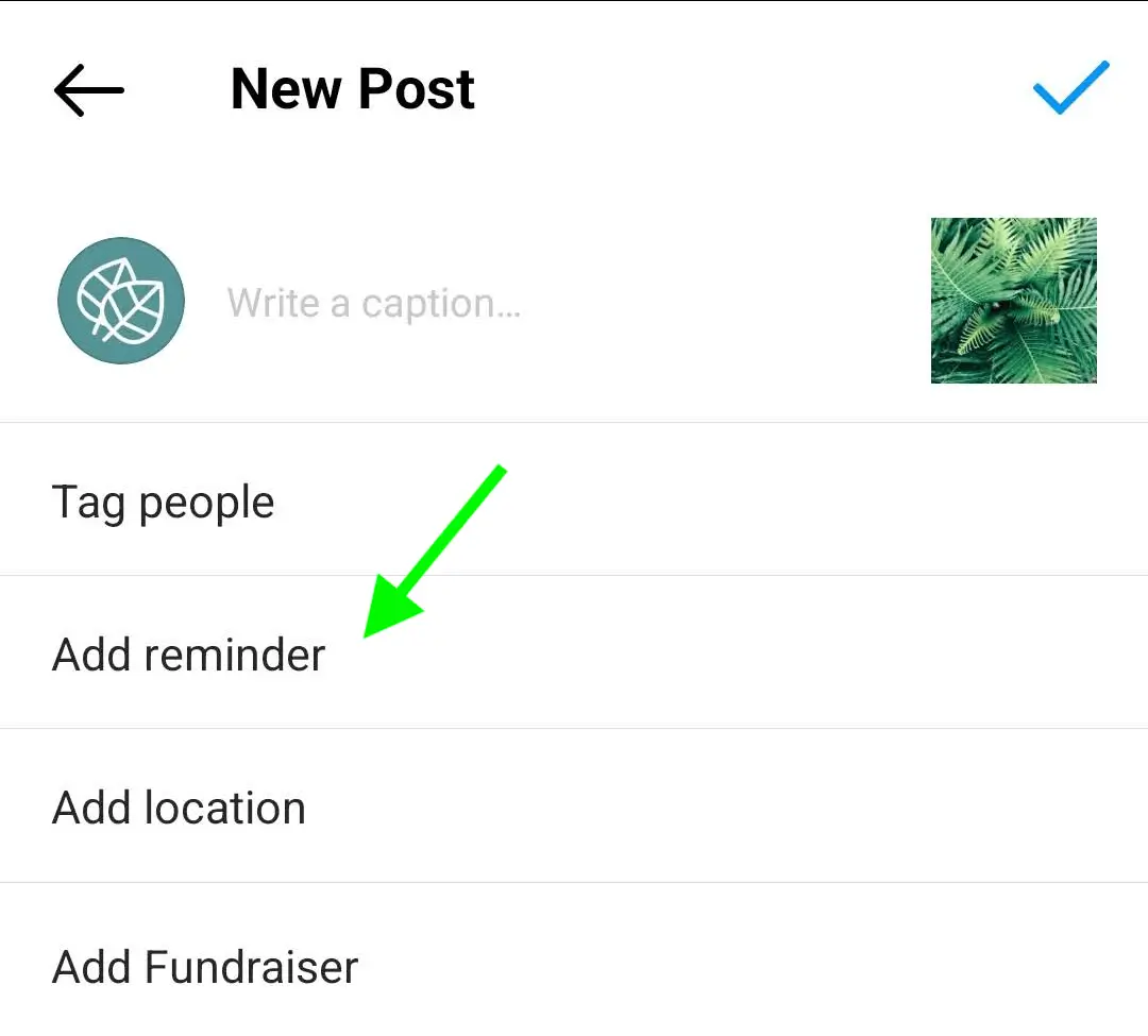 add reminder to instagram post step 1 台中廣告設計公司| 尚京奇整合行銷設計|