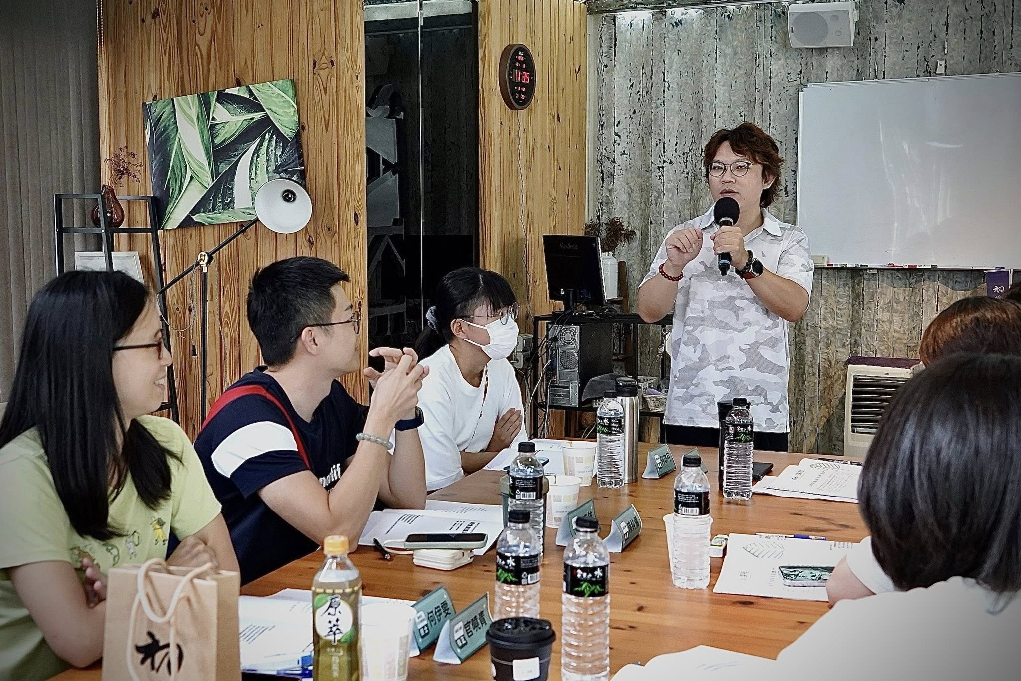 榮榮導演授課畫面 短影音行銷實作教學現場